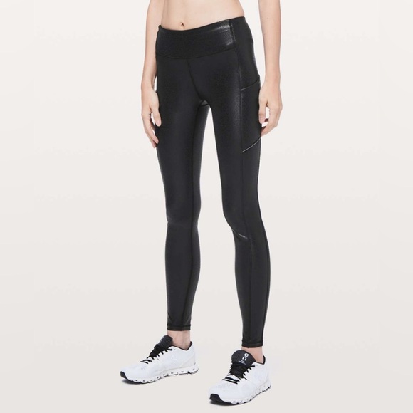 lululemon athletica Pants - Lululemon Speed Up Tight *Foil 28" size 4